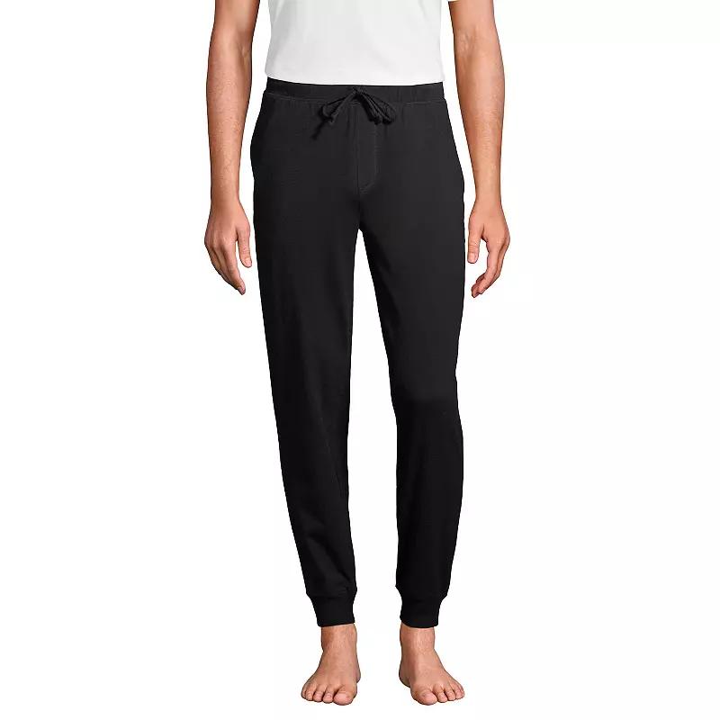 Men's Lands' End Knit Jersey Joggers,  Product Image