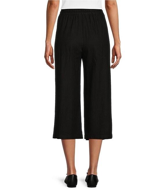 Allison Daley Linen Blend Pull-On Capri Pants Product Image