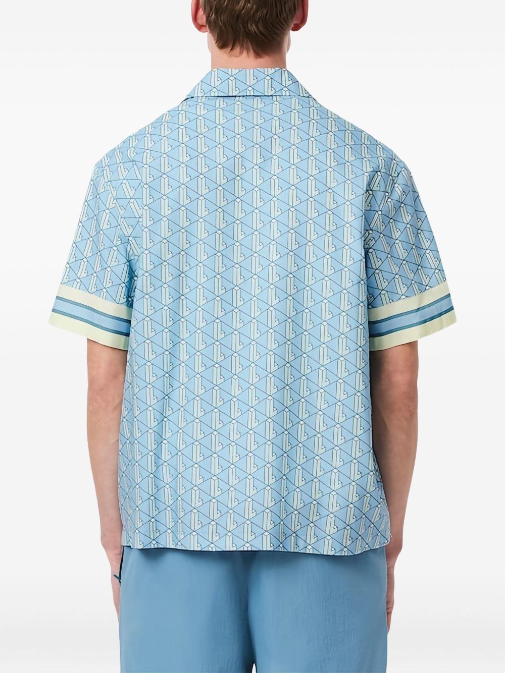monogram-pattern shirt Product Image