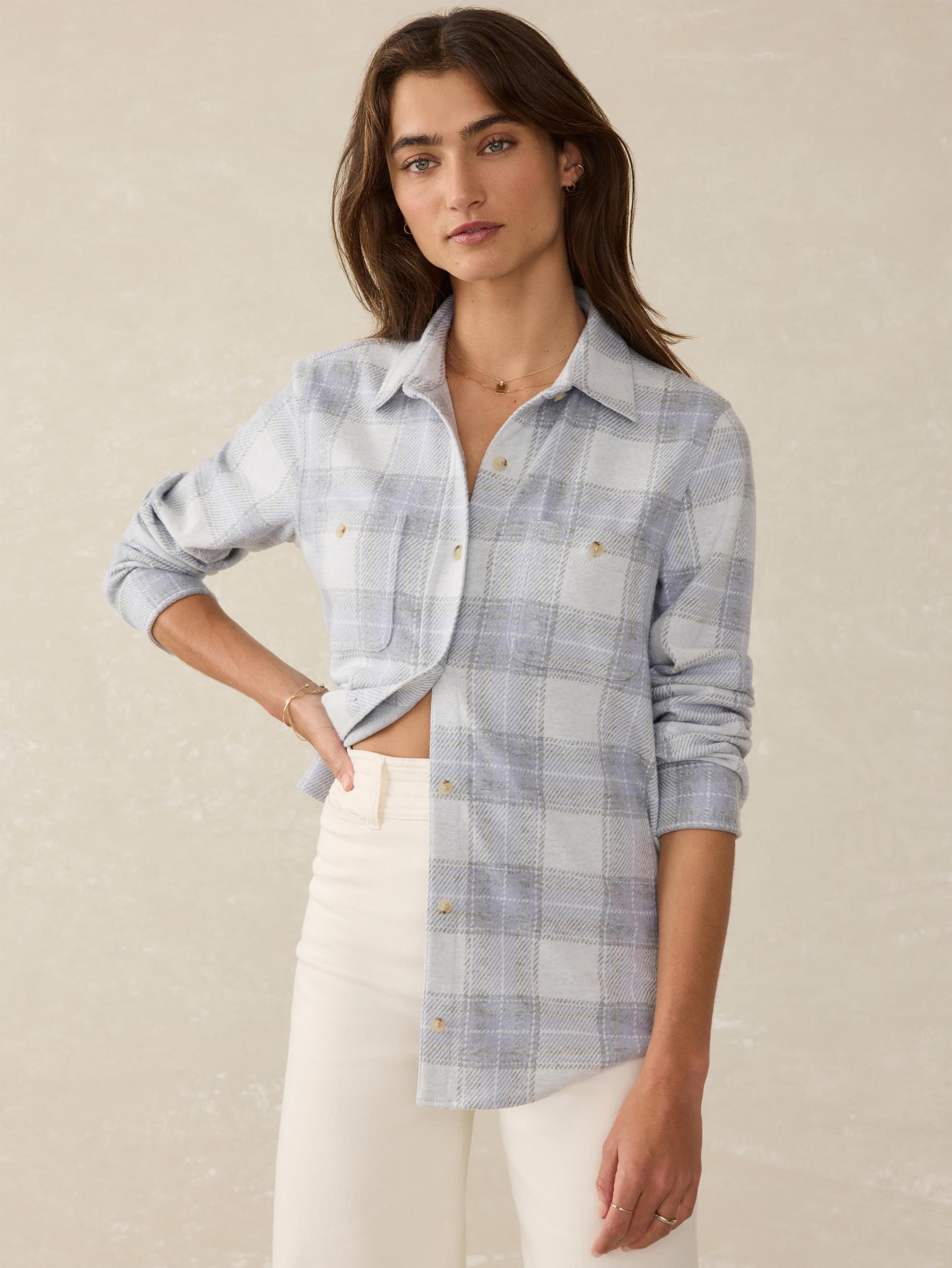 Legend™ Sweater Shirt - Blue Ravine Plaid Female Product Image
