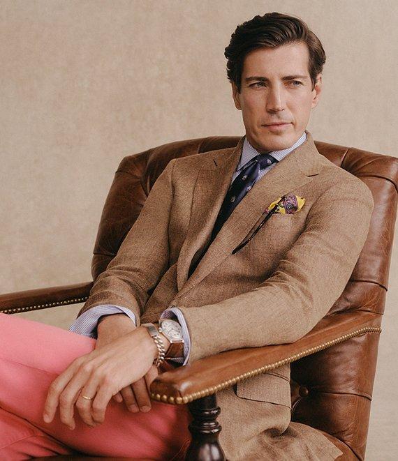 Polo Ralph Lauren Varick Slim Straight Stretch Sateen Pants Product Image