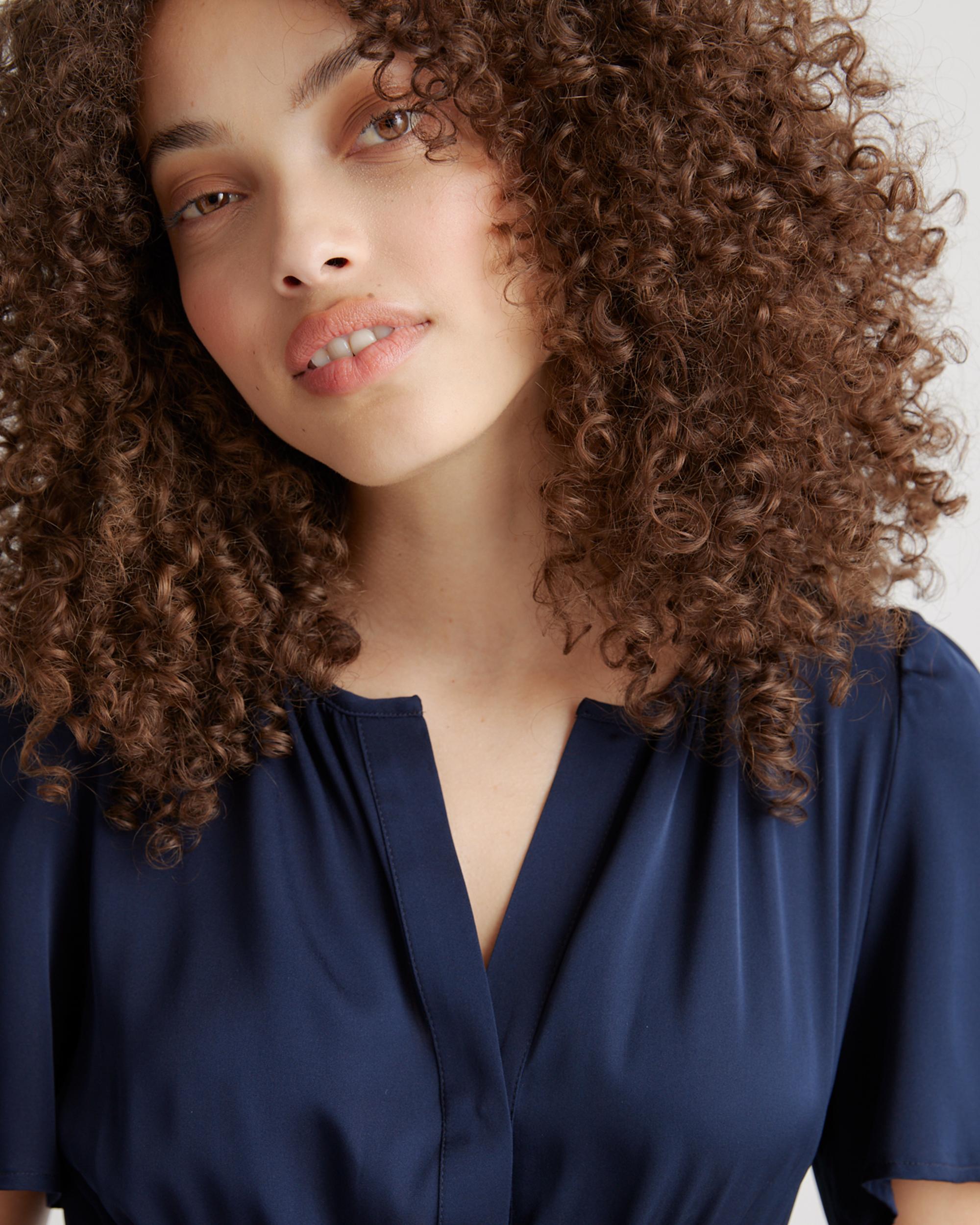 Washable Stretch Silk Tiered Maxi Dress Product Image