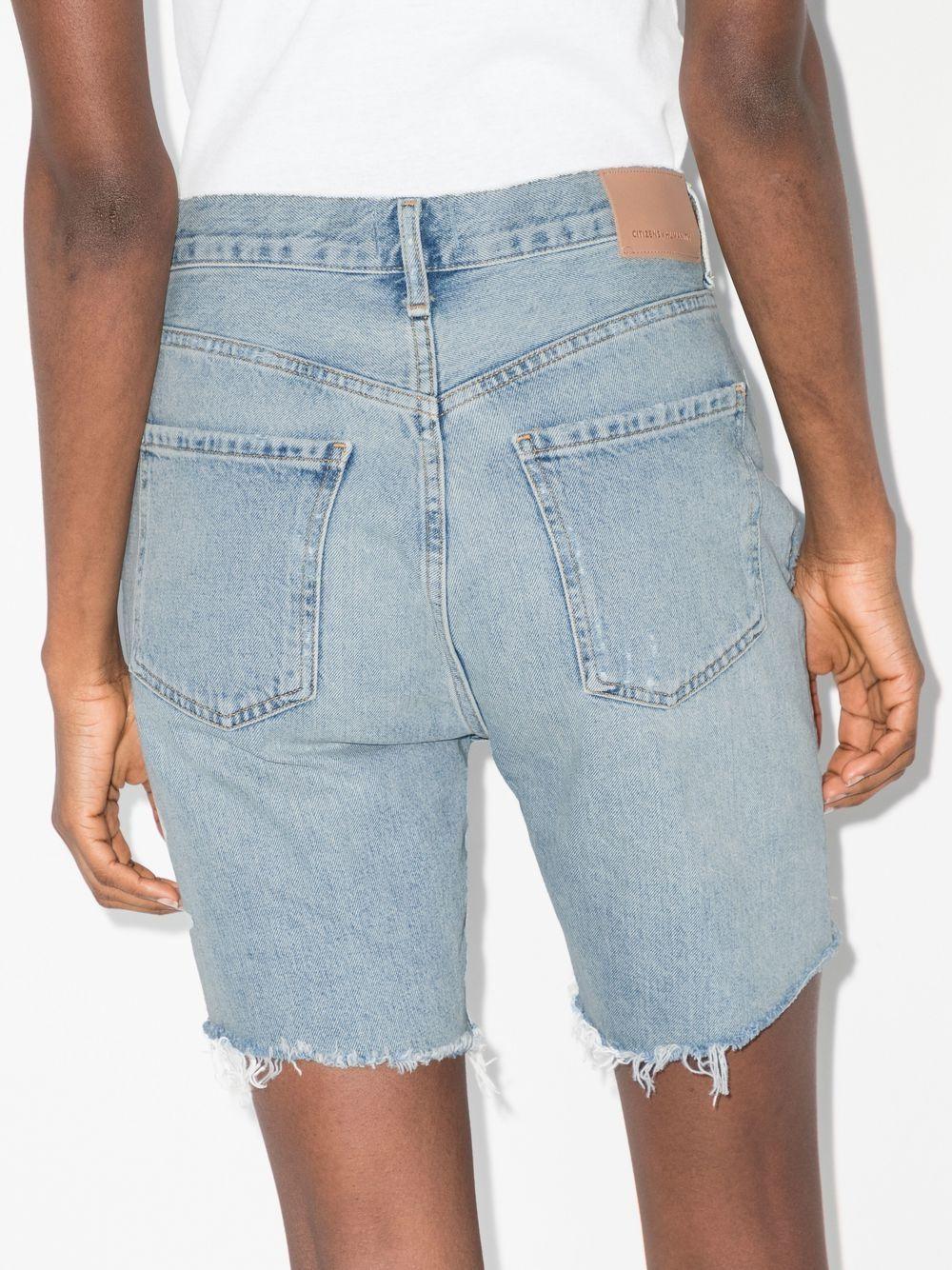 Camilla frayed-hem denim shorts Product Image