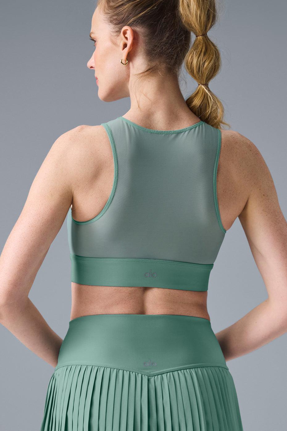 Airlift Mesh Coastline Bra - Botanical Green Product Image