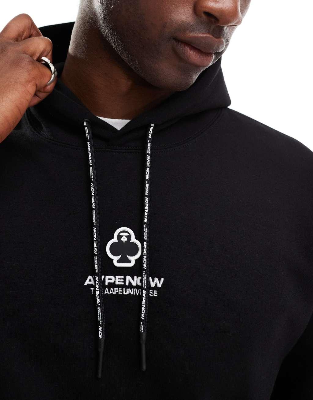 Aape By A Bathing Ape Clover hoodie in black Product Image