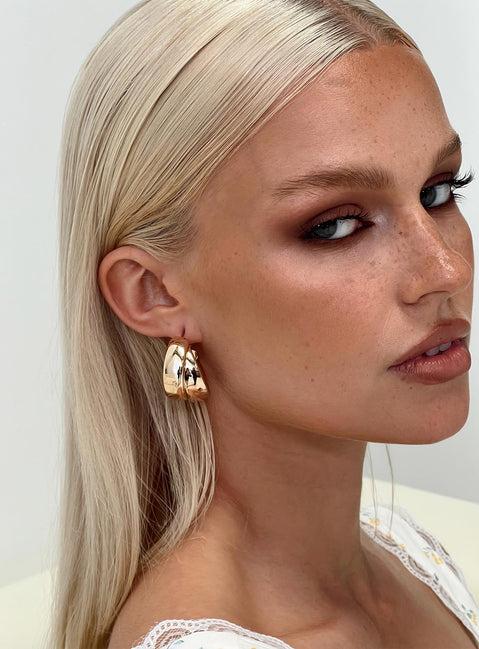 Zaveri Earrings Gold Product Image