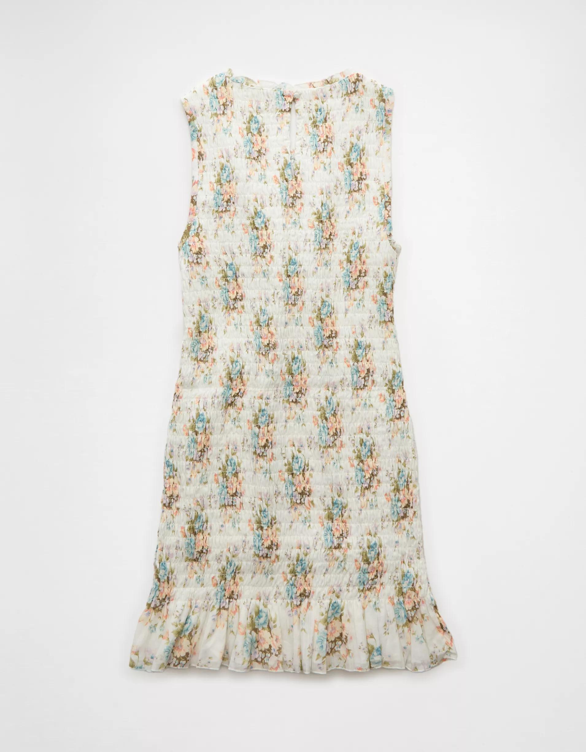 AE Smocked Bodycon Mini Dress Product Image