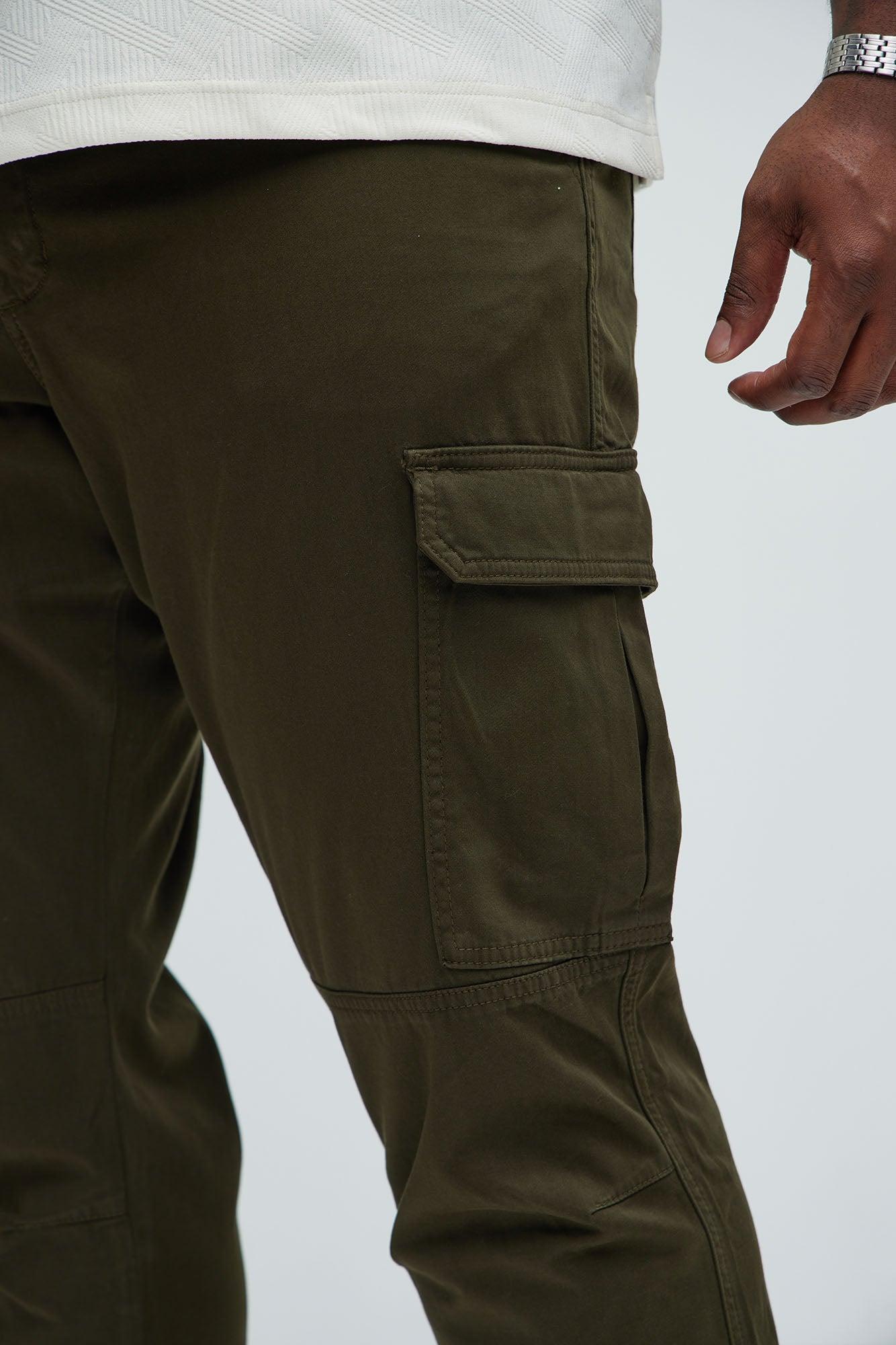 Slim Kryptonite Cargo Jogger - Olive Product Image