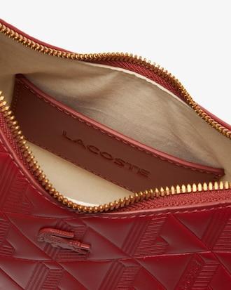 Maheki Embossed Leather Half Moon Purse Product Image