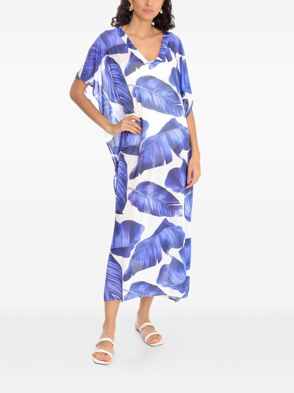graphic-print kaftan Product Image