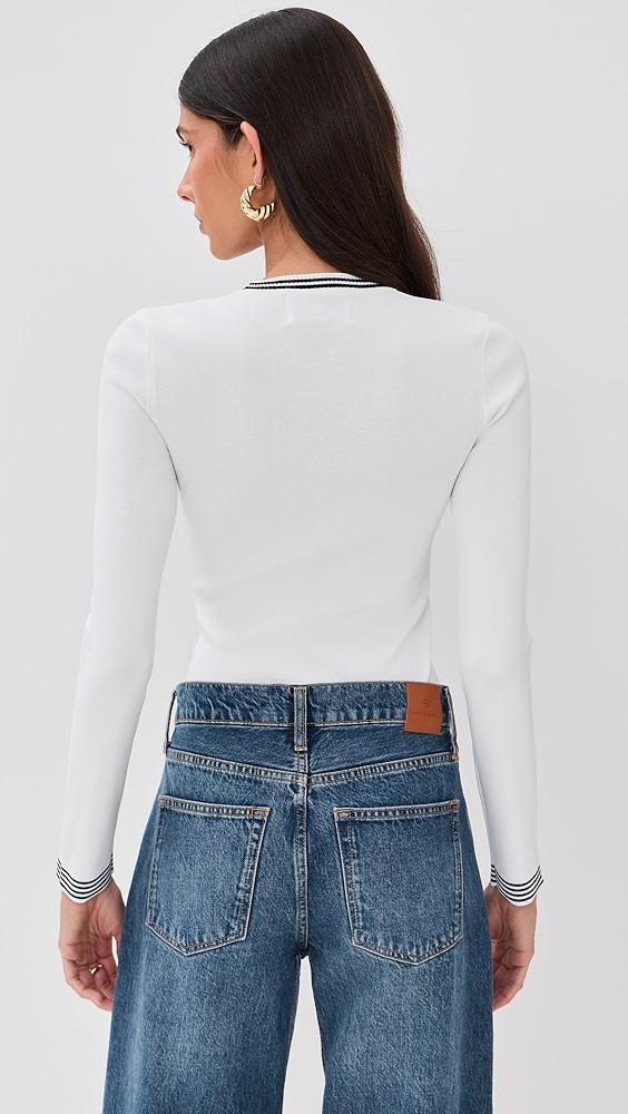 LE BOP Ringer Long Sleeve Bodysuit | Shopbop Product Image