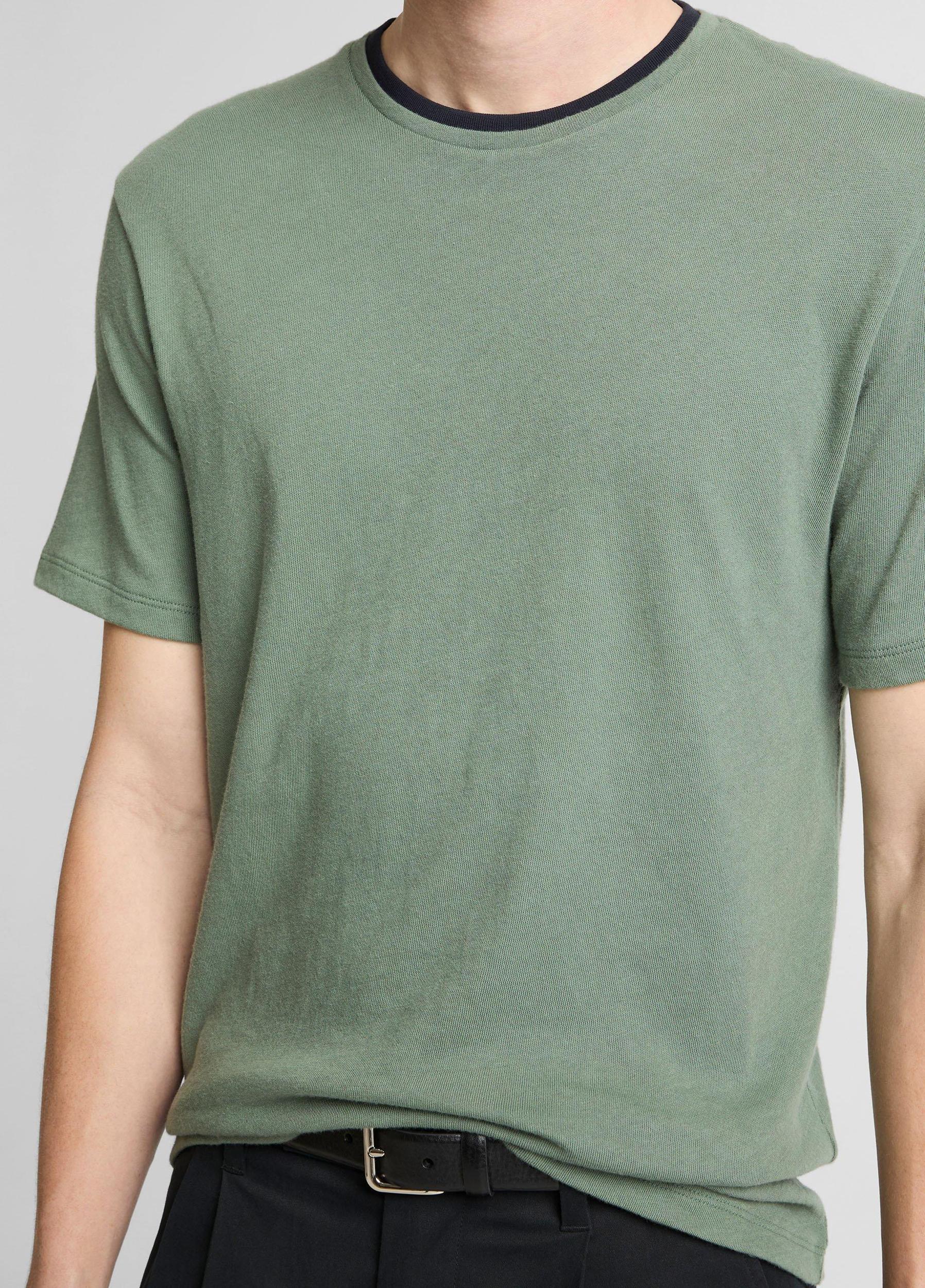 Cotton Double-Collar T-Shirt Product Image