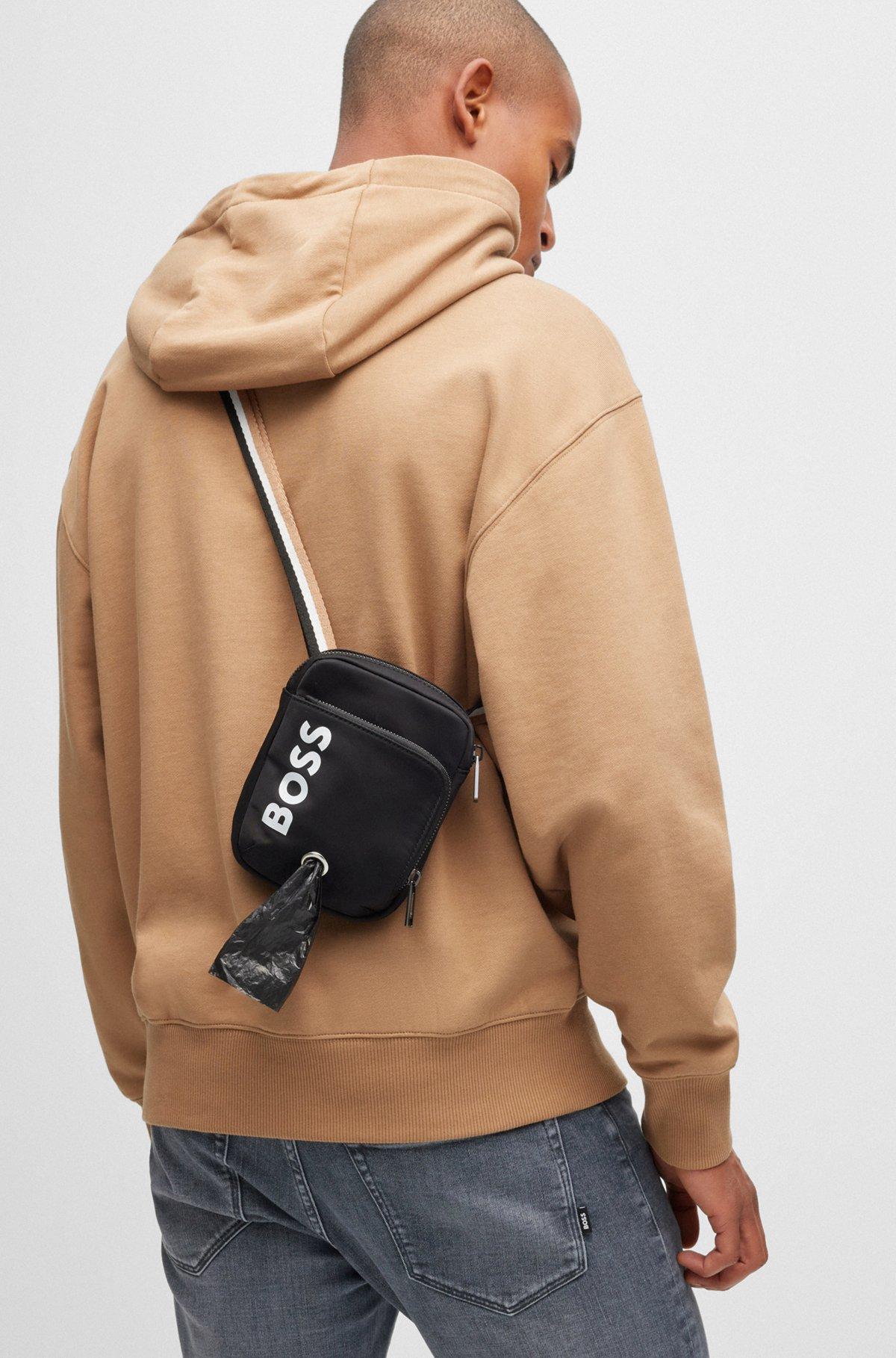 Crossbody dog-walk bag with contrast logo Product Image
