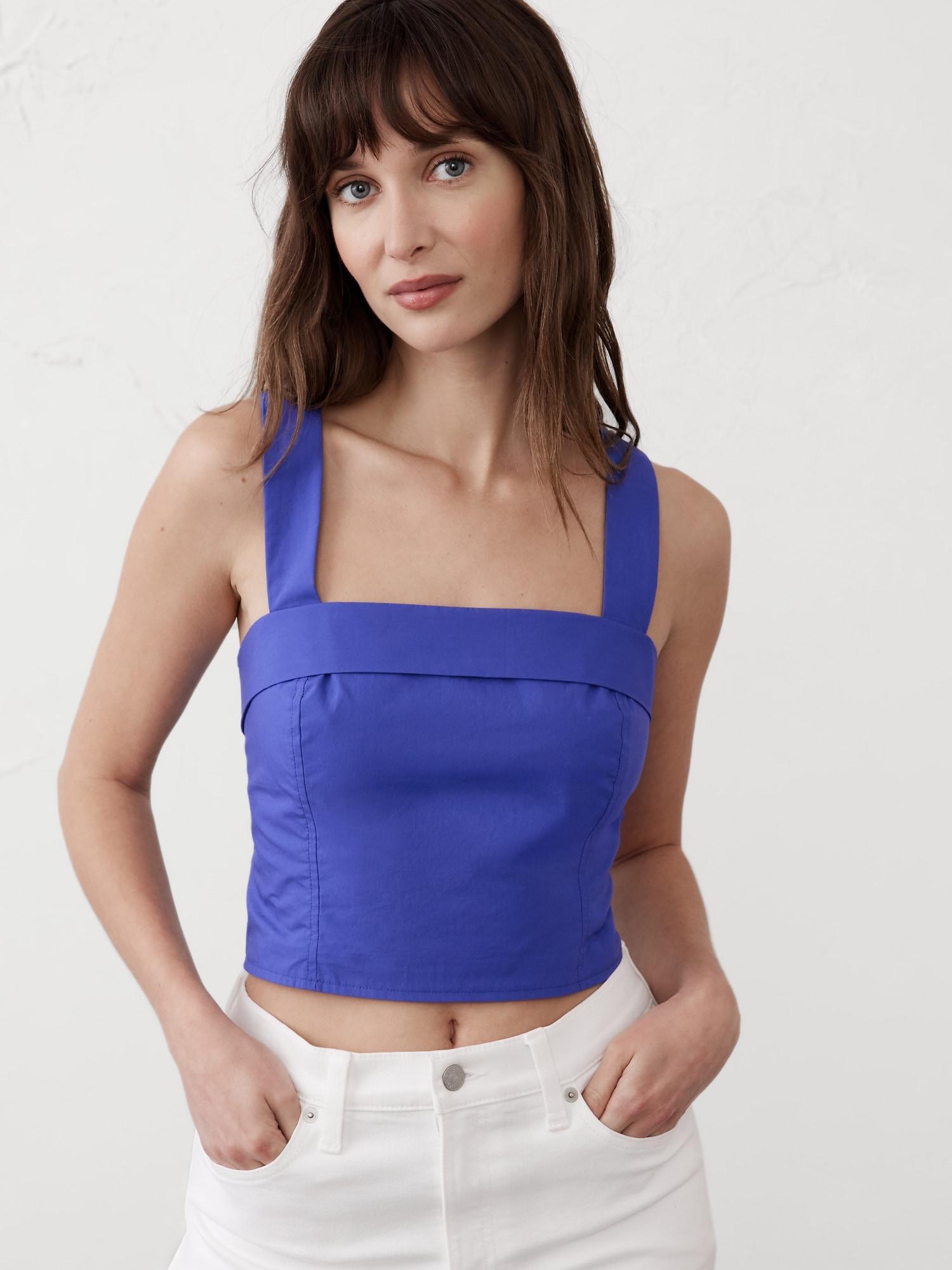 Cross-Back Cropped Top Product Image