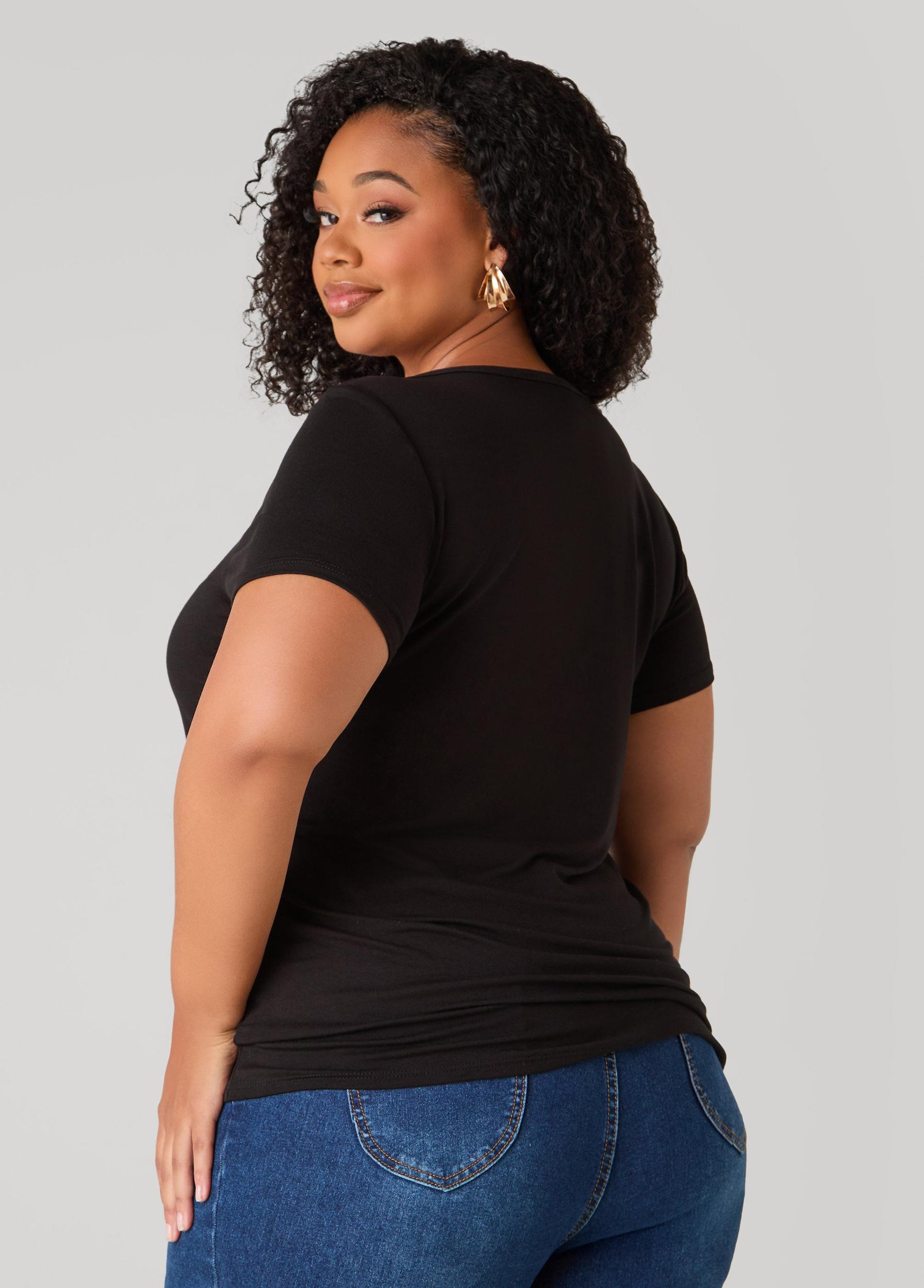 Ssshh Glittered Graphic Tee Product Image