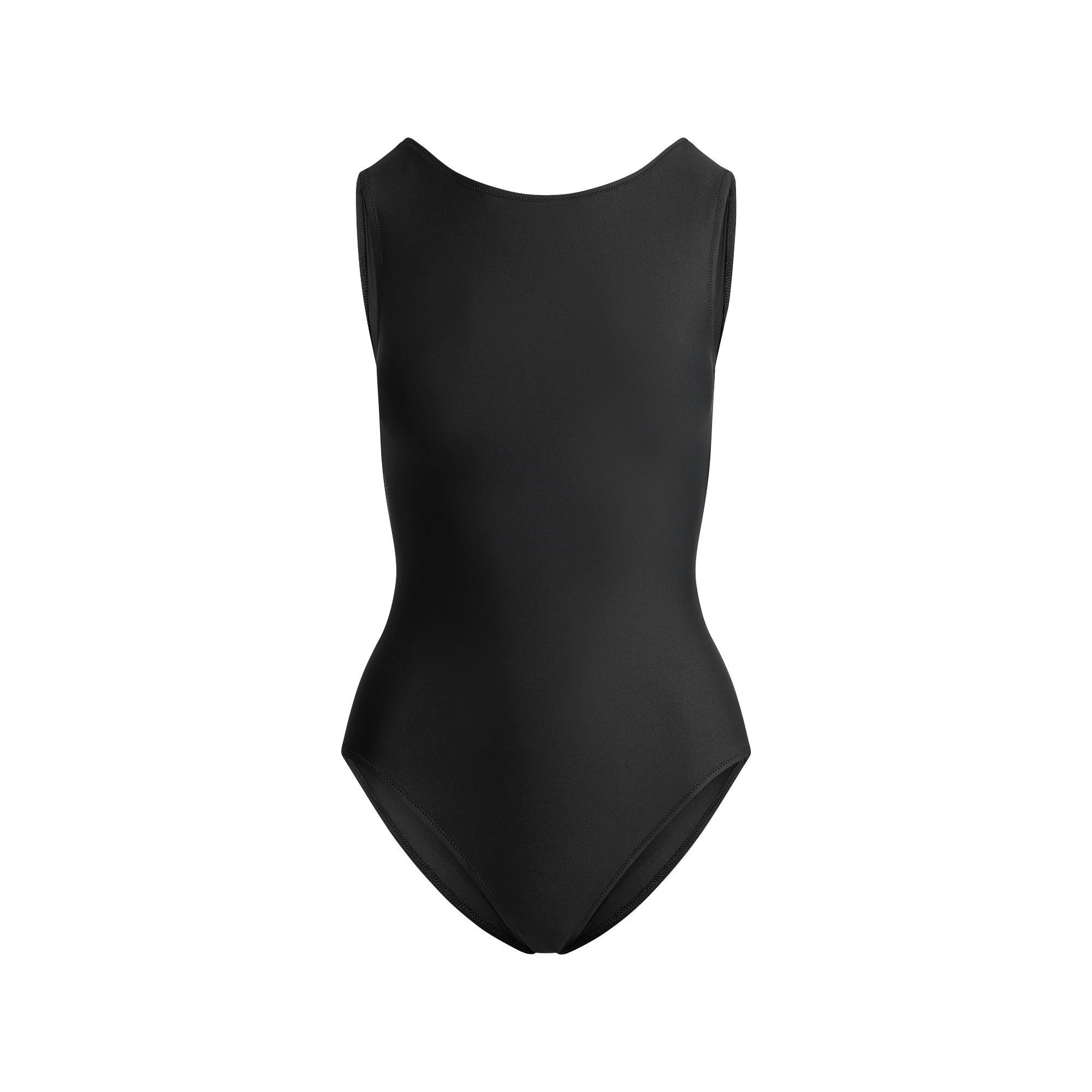 SIGNATURE SWIM HIGH NECK ONE PIECE | ONYX Product Image