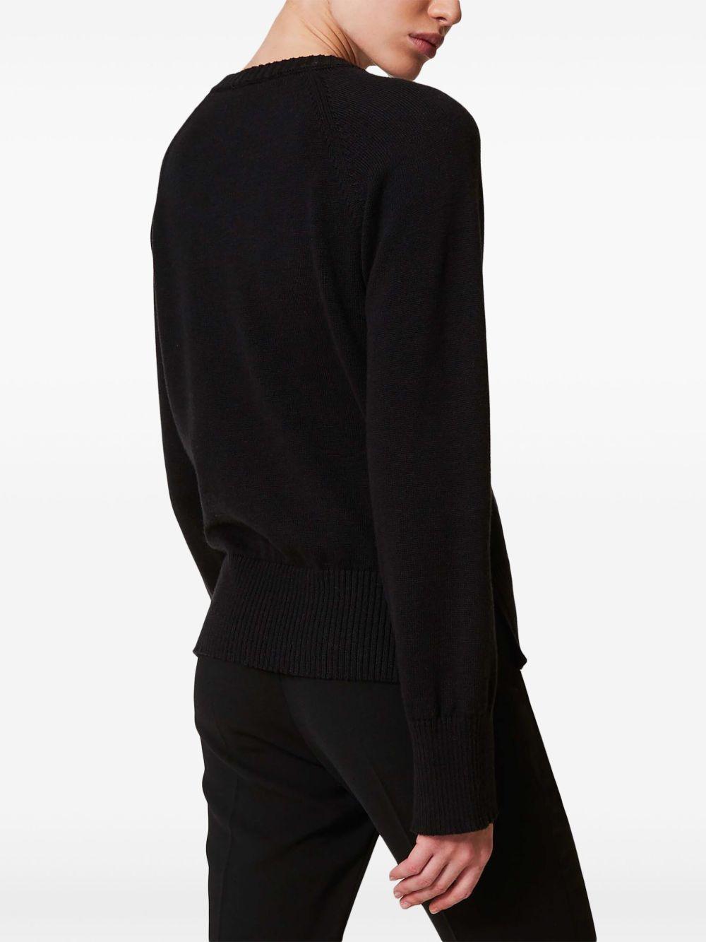 scarf-detail sweater Product Image