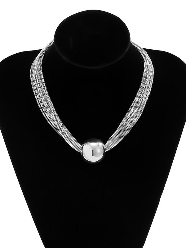 Original Stylish Statement Geometric Necklace Product Image