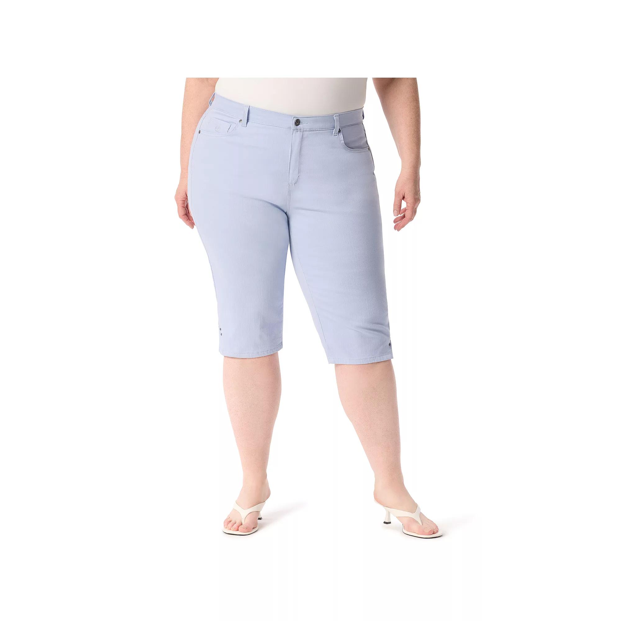 Plus Size Gloria Vanderbilt Amanda Skimmer Pants, Womens Product Image