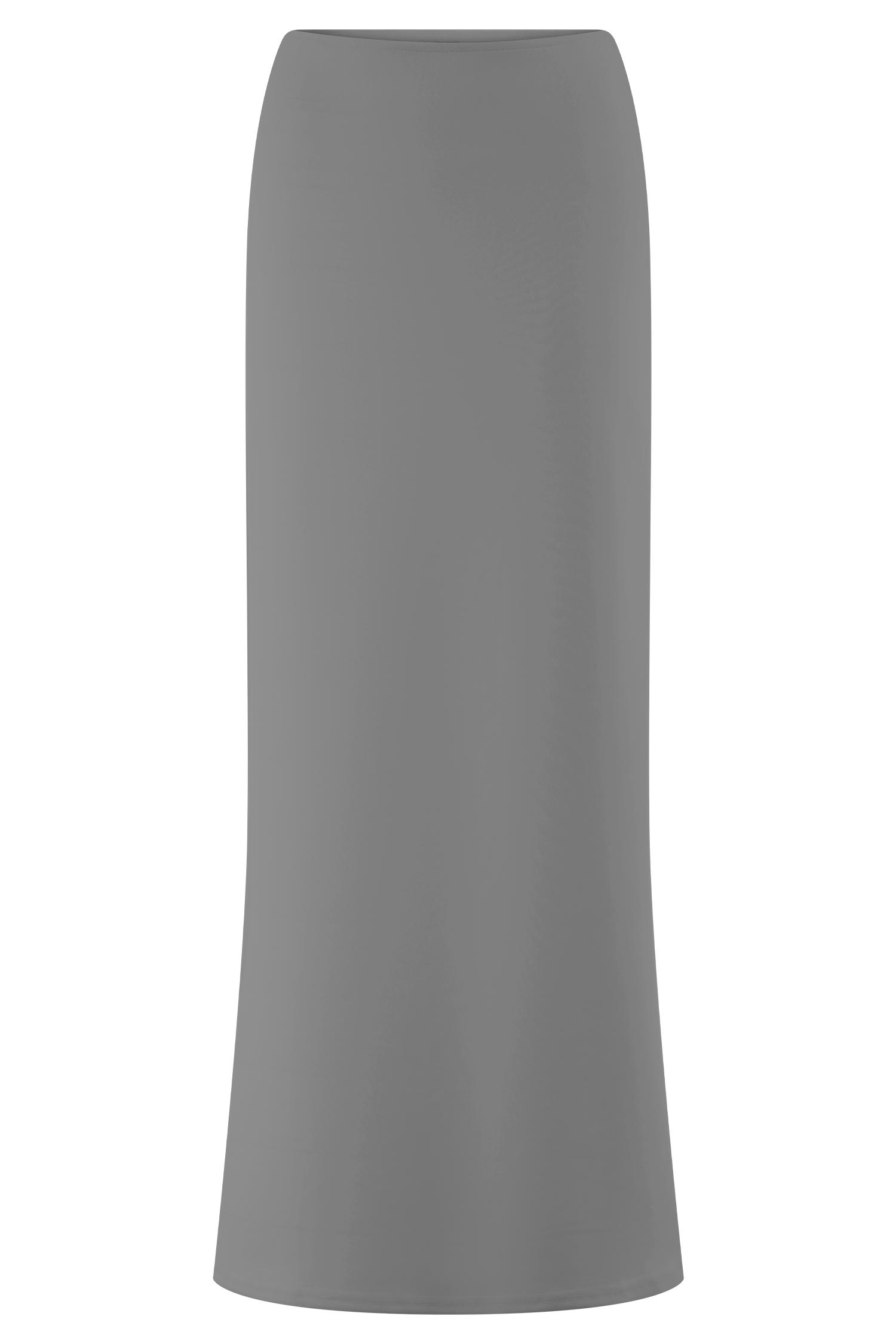 Eris Scuba Jersey Maxi Skirt - Black Product Image