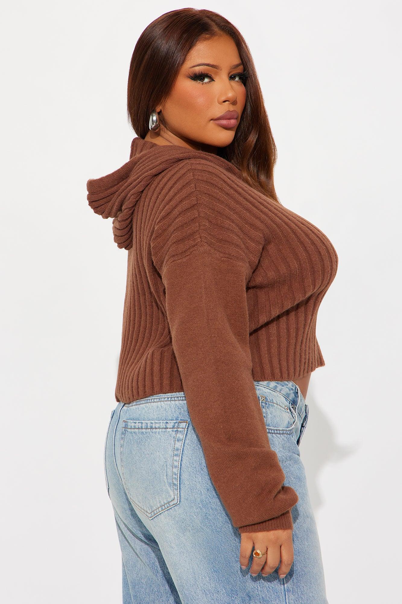 Coco Hooded Sweater - Mocha Female Product Image