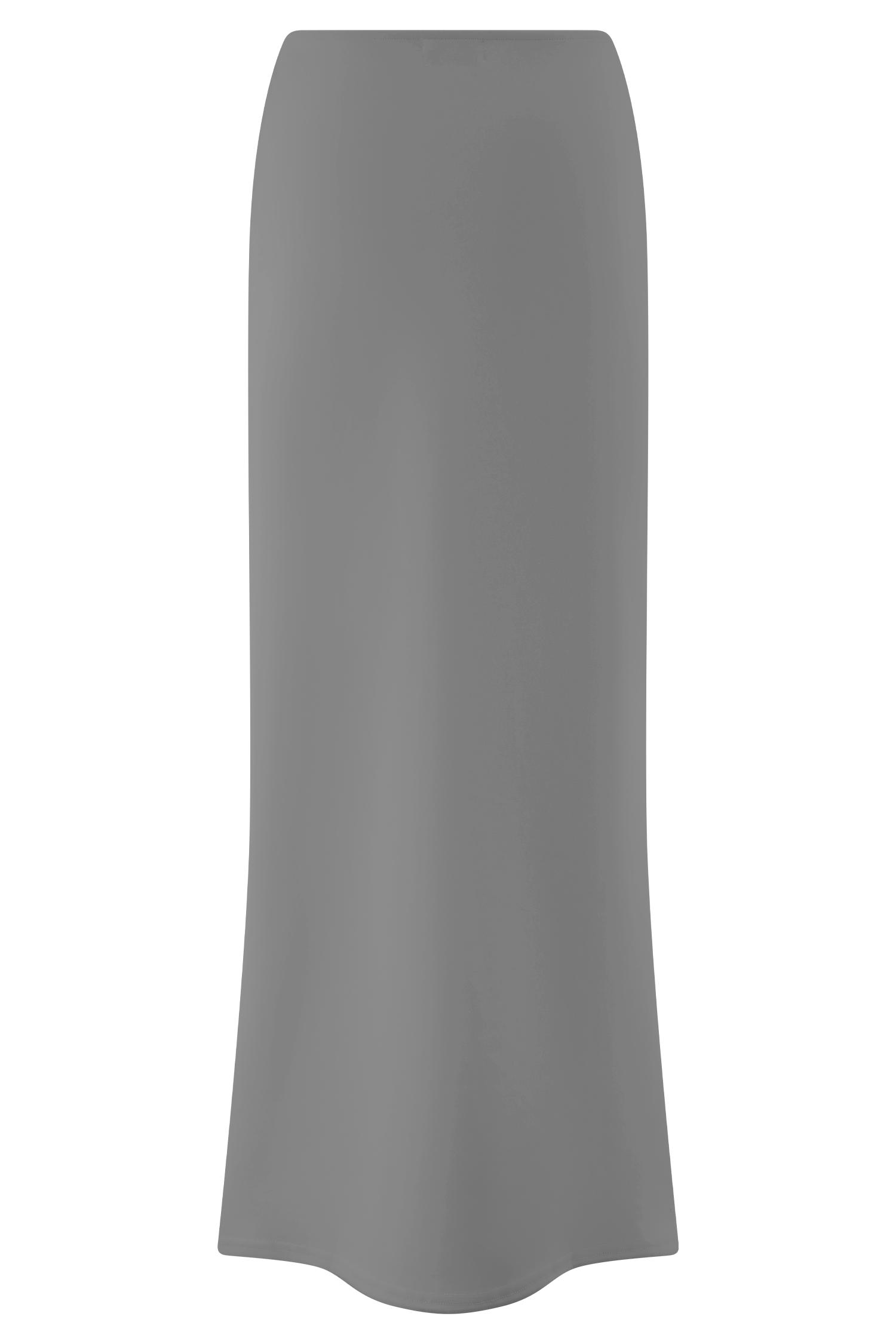 Eris Scuba Jersey Maxi Skirt - Black Product Image