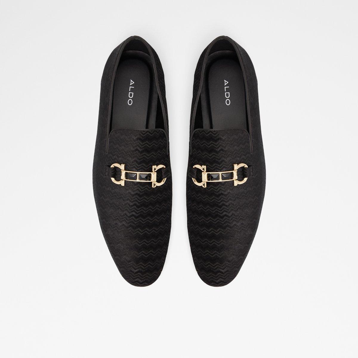 Asaria Open Black Leather Suede Men's Loafers & Slip-Ons | ALDO US Product Image