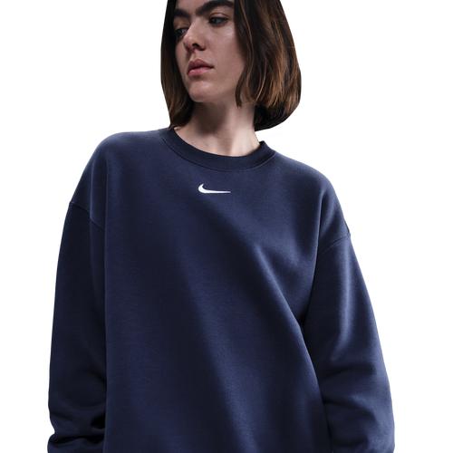 Womens Nike Sportswear Phoenix Fleece Oversized Crew-Neck Sweatshirt | FZ4270-410 Product Image