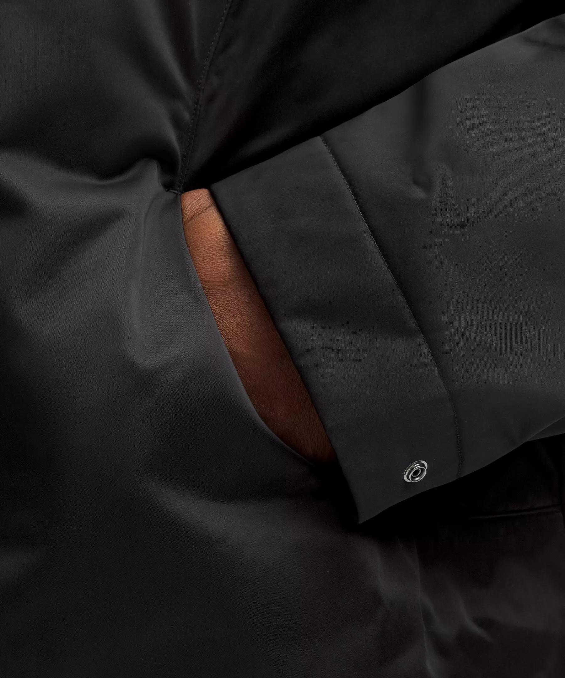 Taffeta Removable-Hood Collared Jacket *SLNSH Collection Product Image