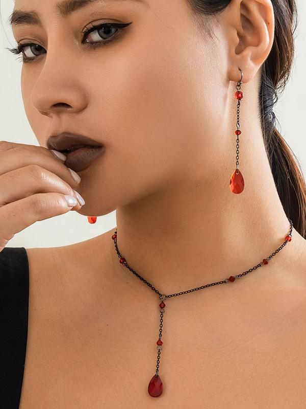 Beaded Chains Drop Earrings Earrings Accessories Product Image
