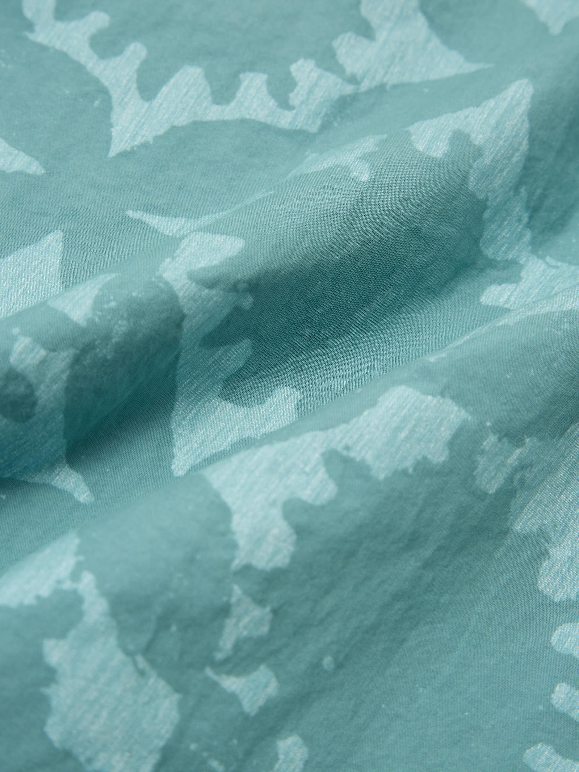 Sea Blue Sun Print Road Shirt Product Image