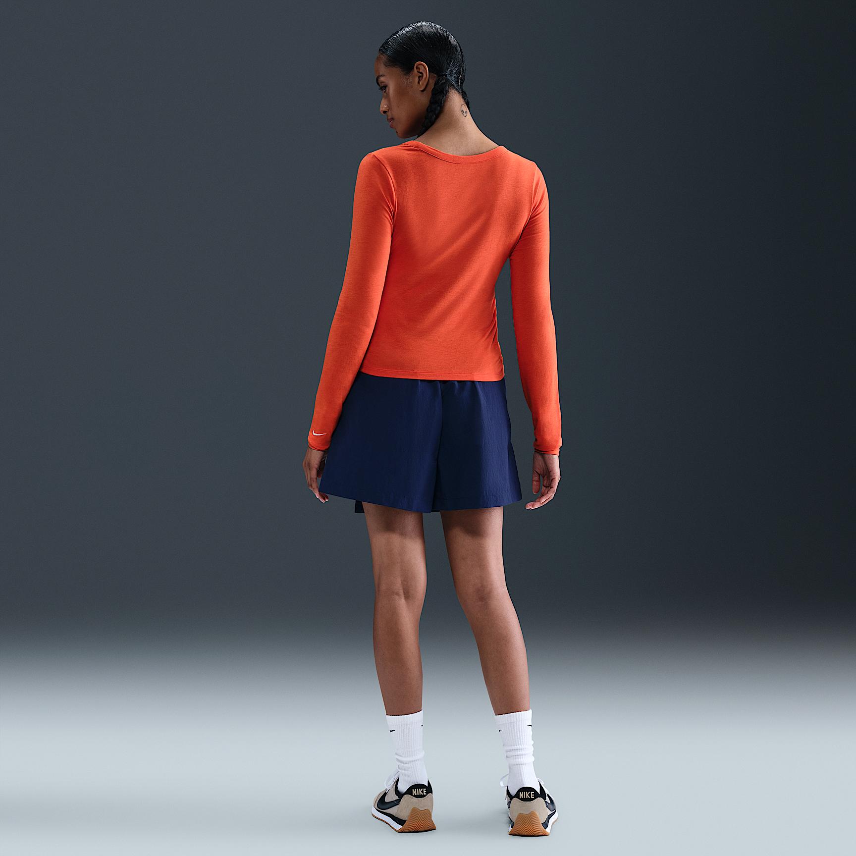 Womens Nike Sportswear Chill Knit Long-Sleeve Top | HV2399-633 Product Image