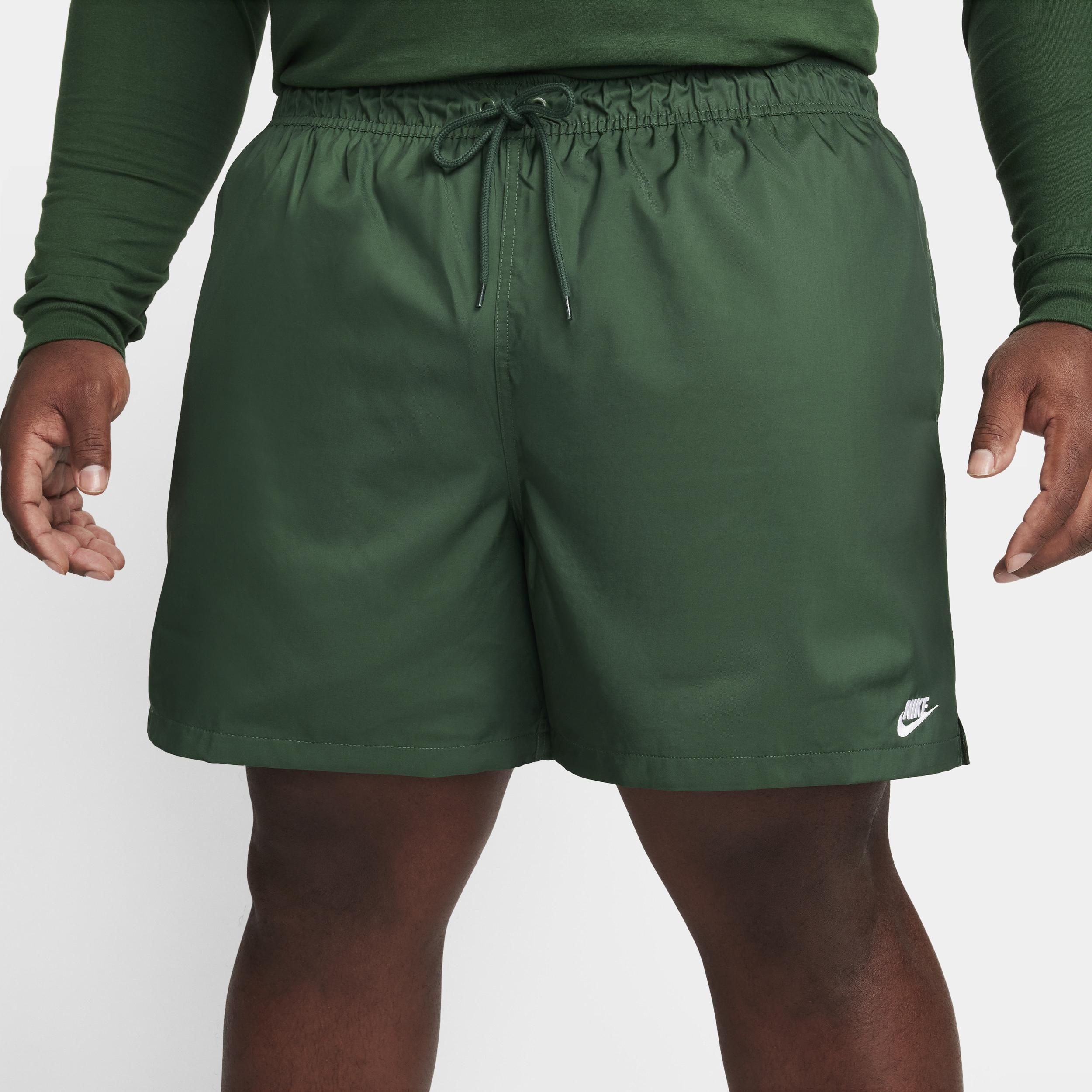 Nike Mens Nike Club Flow Shorts - Mens Black/White Product Image