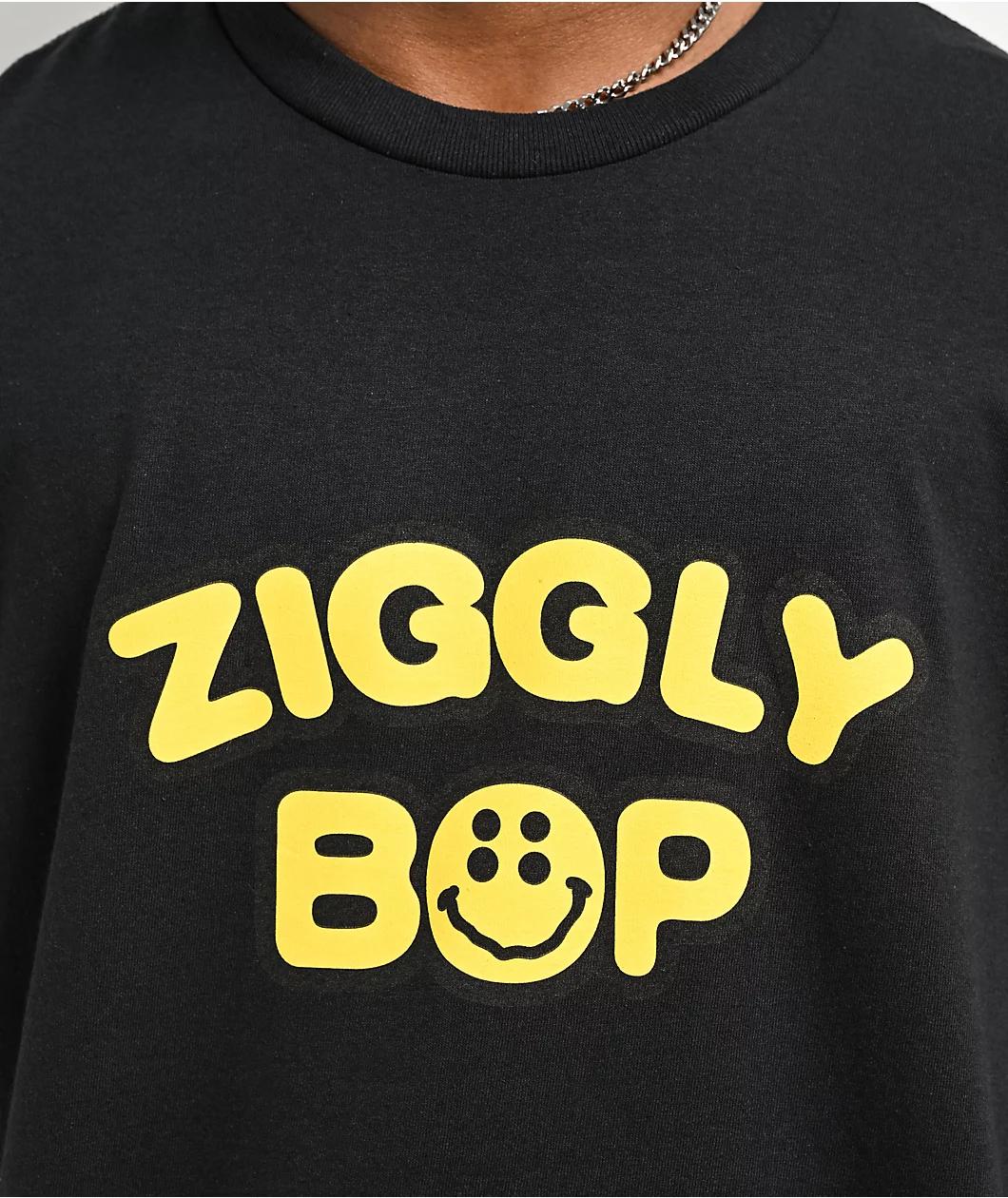 D'Aydrian Harding Ziggly Bop Seeing Double Black T-Shirt Product Image