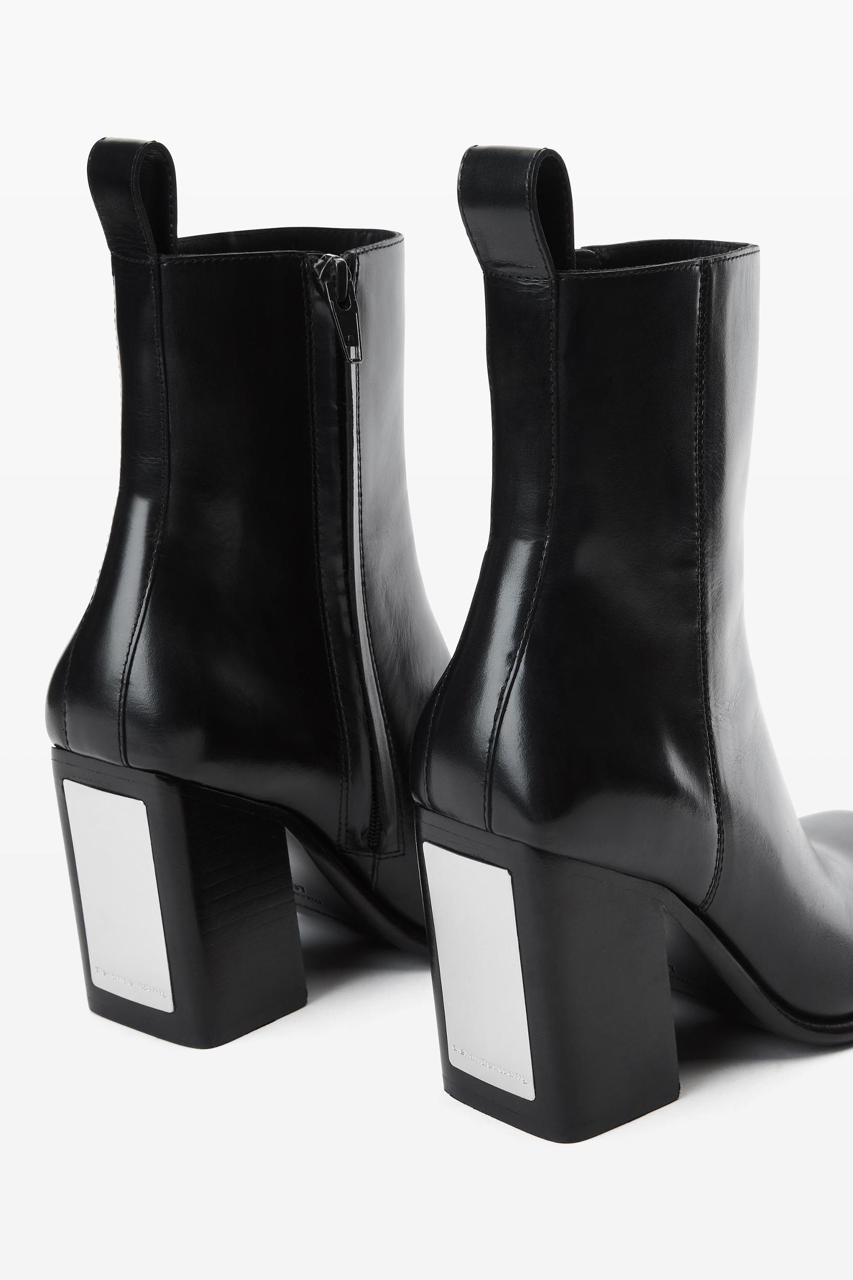 Throttle 95mm Ankle Boot In Leather Product Image
