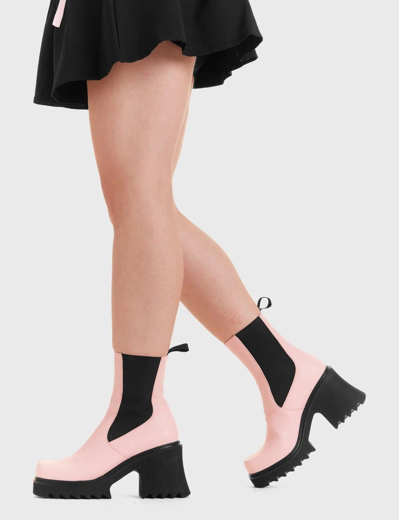 Elevate Chunky Platform Ankle Boots Product Image