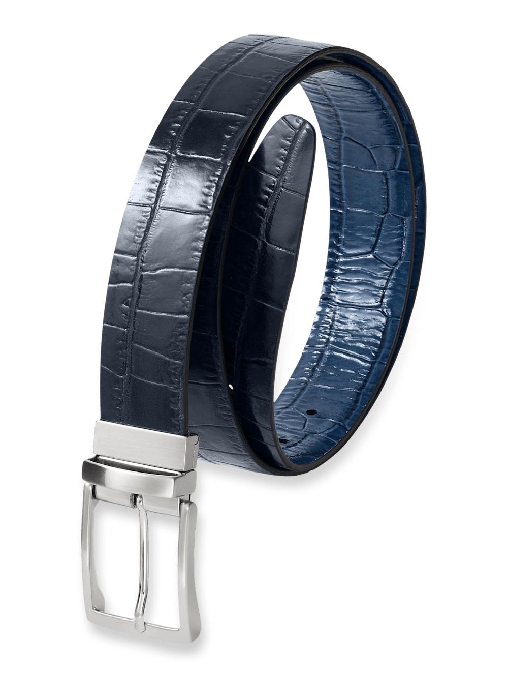 Micah Reversible Belt - Navy/blue Product Image