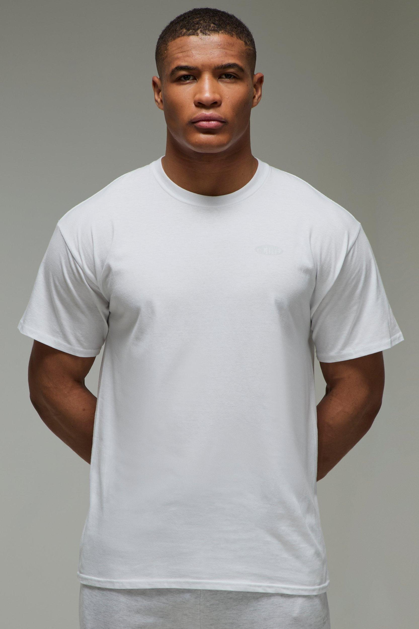 MAN Active No Days Off Oversized T-Shirt | boohooMAN USA Product Image