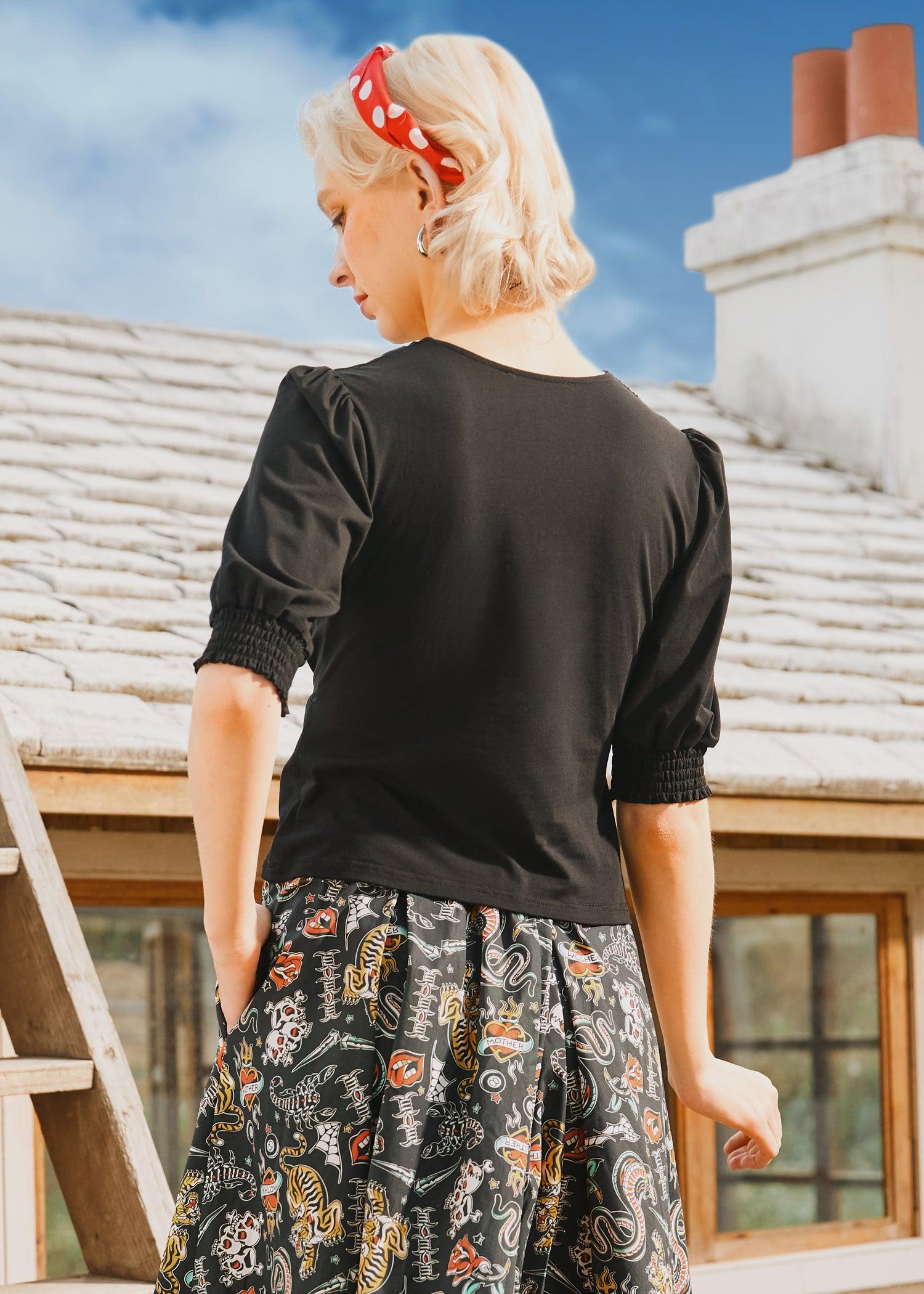 Puff & Grace Wrap Top Product Image