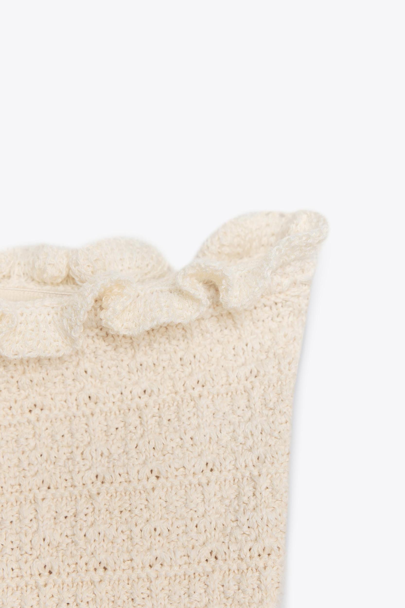 KNIT BANDEAU TOP Product Image