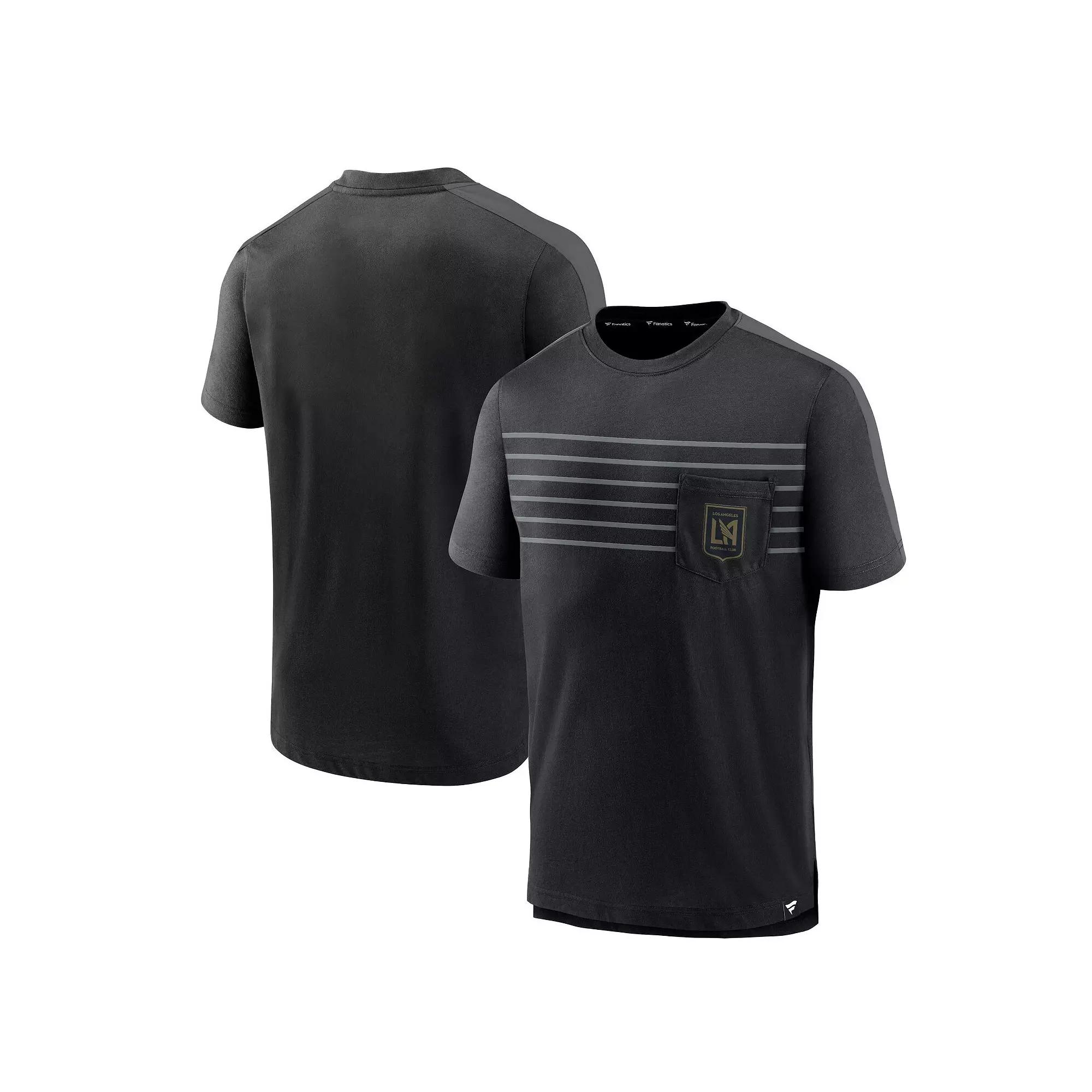 Men's Fanatics Branded Black LAFC Line Up Pocket T-Shirt,  Product Image