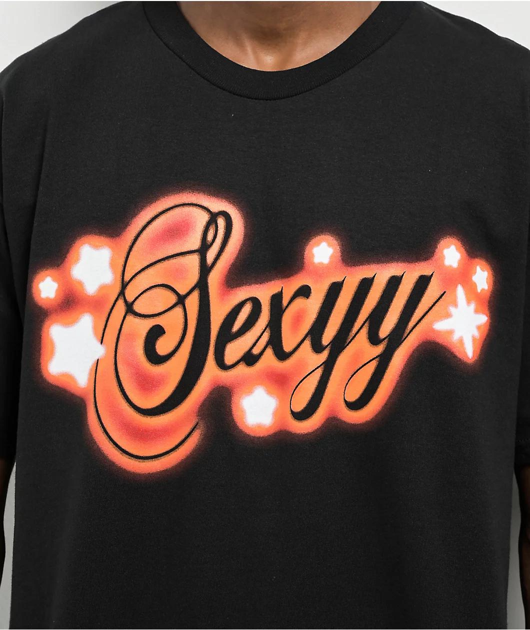 Sexyy Red Sexyy Logo Black T-Shirt Product Image
