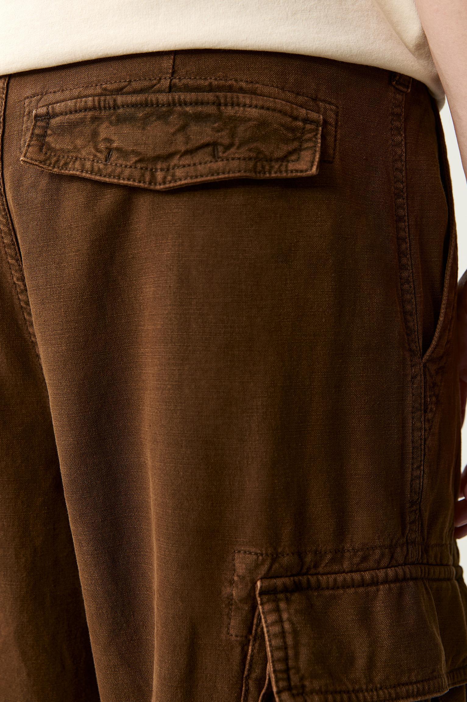 Washed baggy cargo pants Product Image