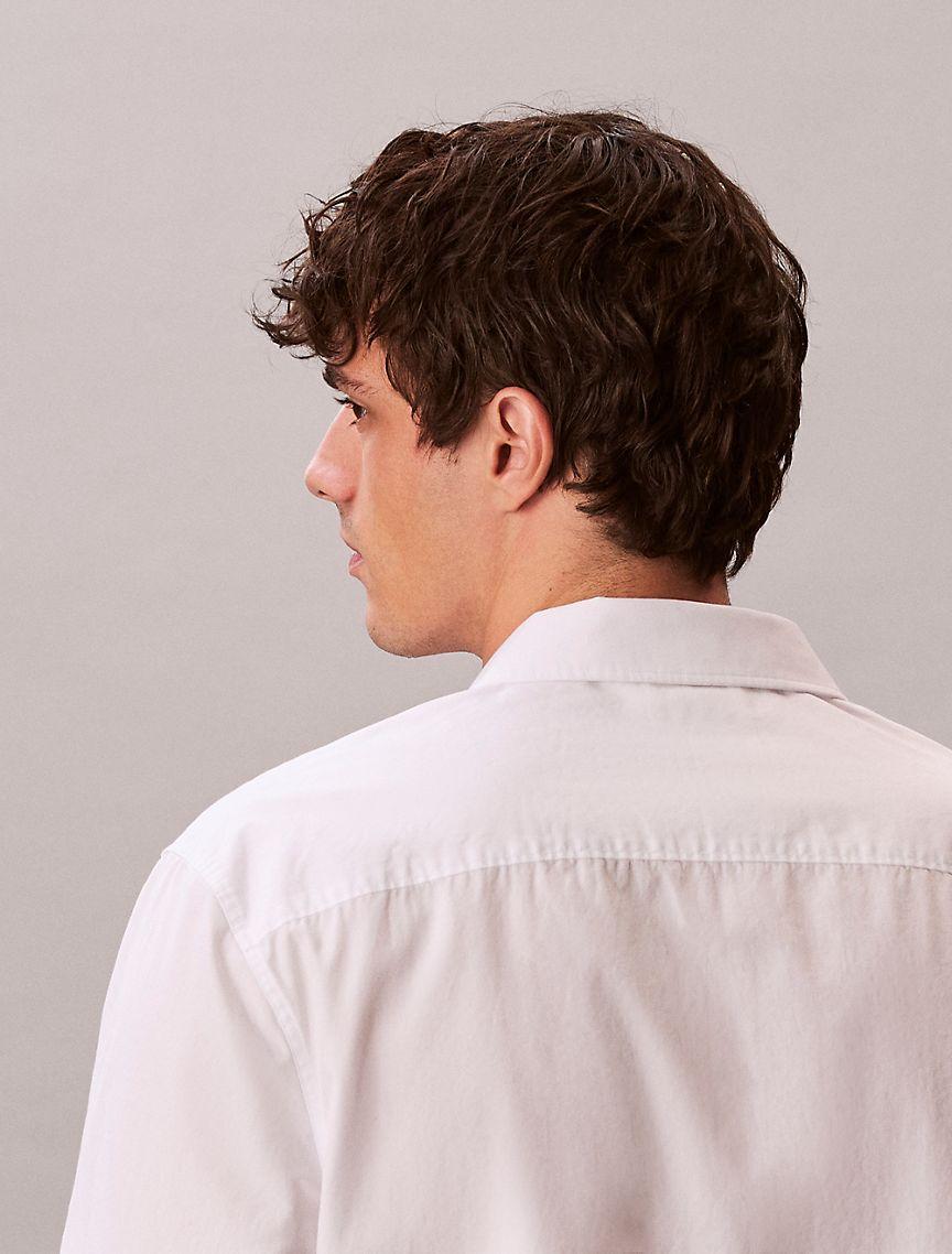 Washed Poplin Relaxed Button-Down Shirt Product Image