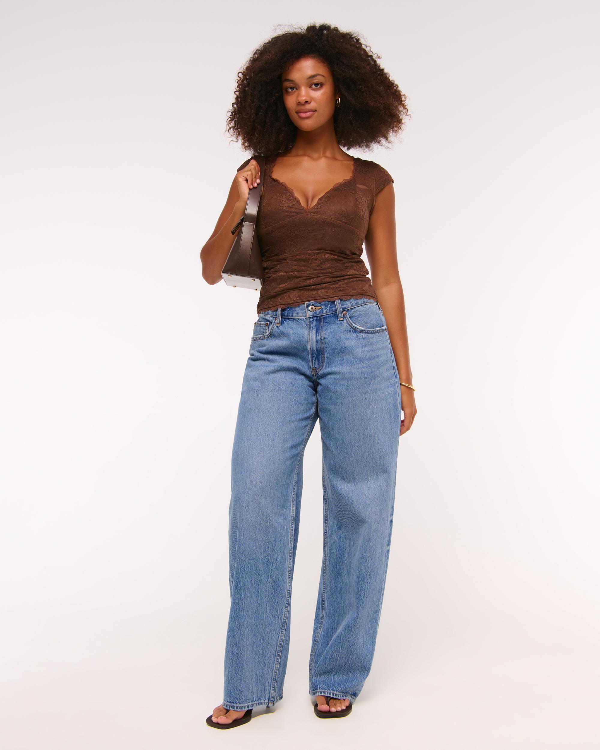 Curve Love Low Rise Ultra Loose Jean Product Image
