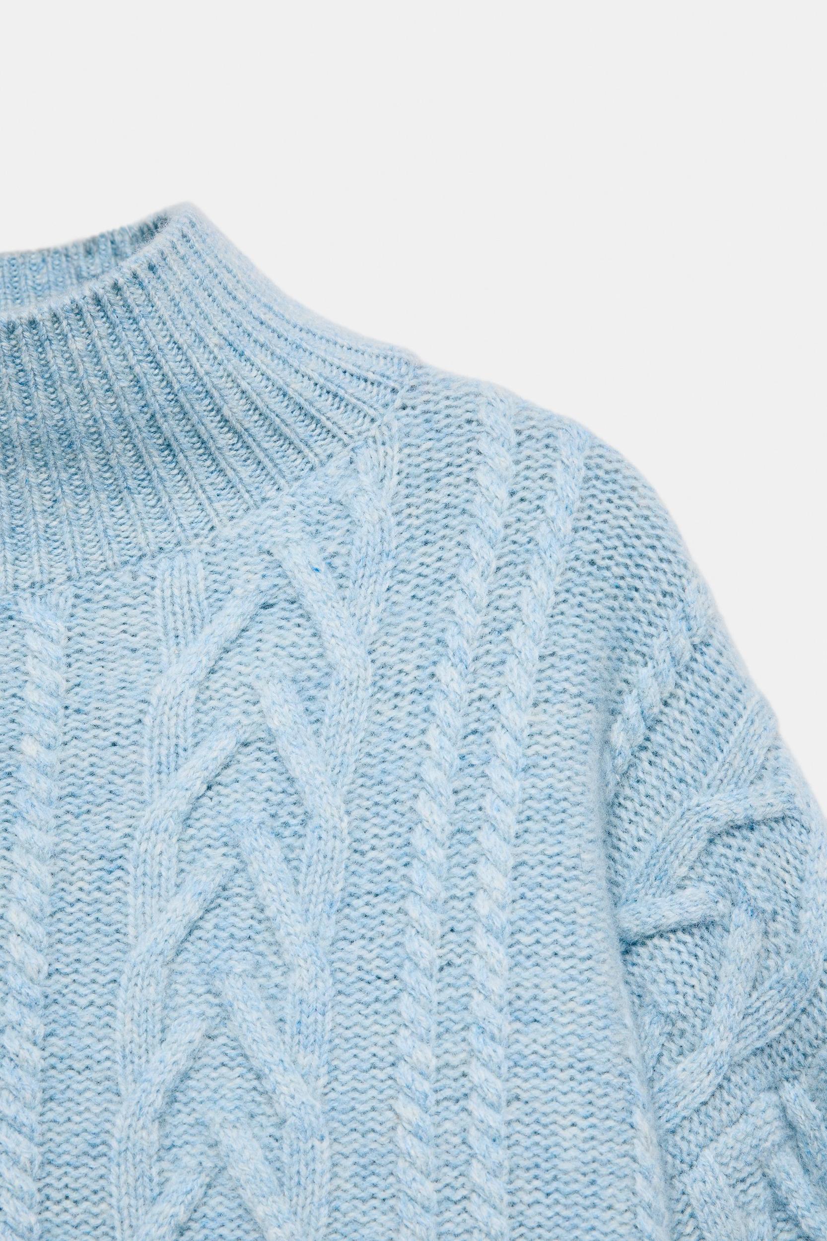 80% WOOL CABLE-KNIT JUMPER SKI COLLECTION Product Image