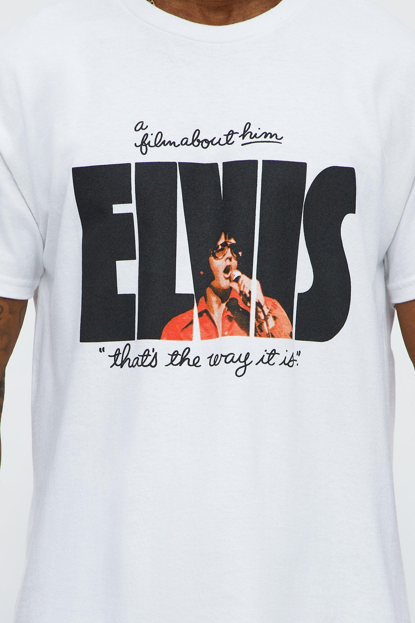 Elvis That's The Way Short Sleeve Tee - White Product Image