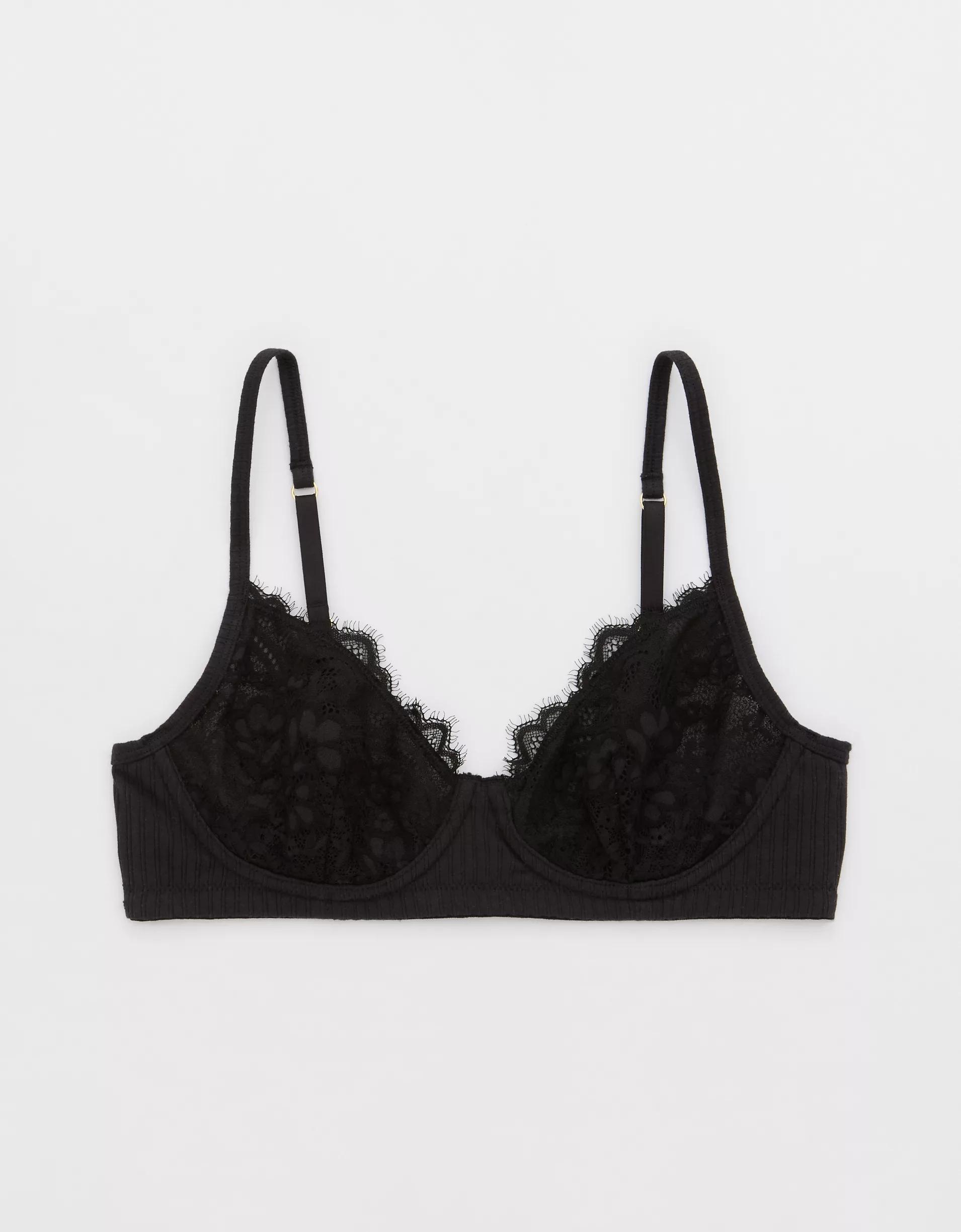 Show Off Enchanted Lace Rib Wireless Bralette Product Image