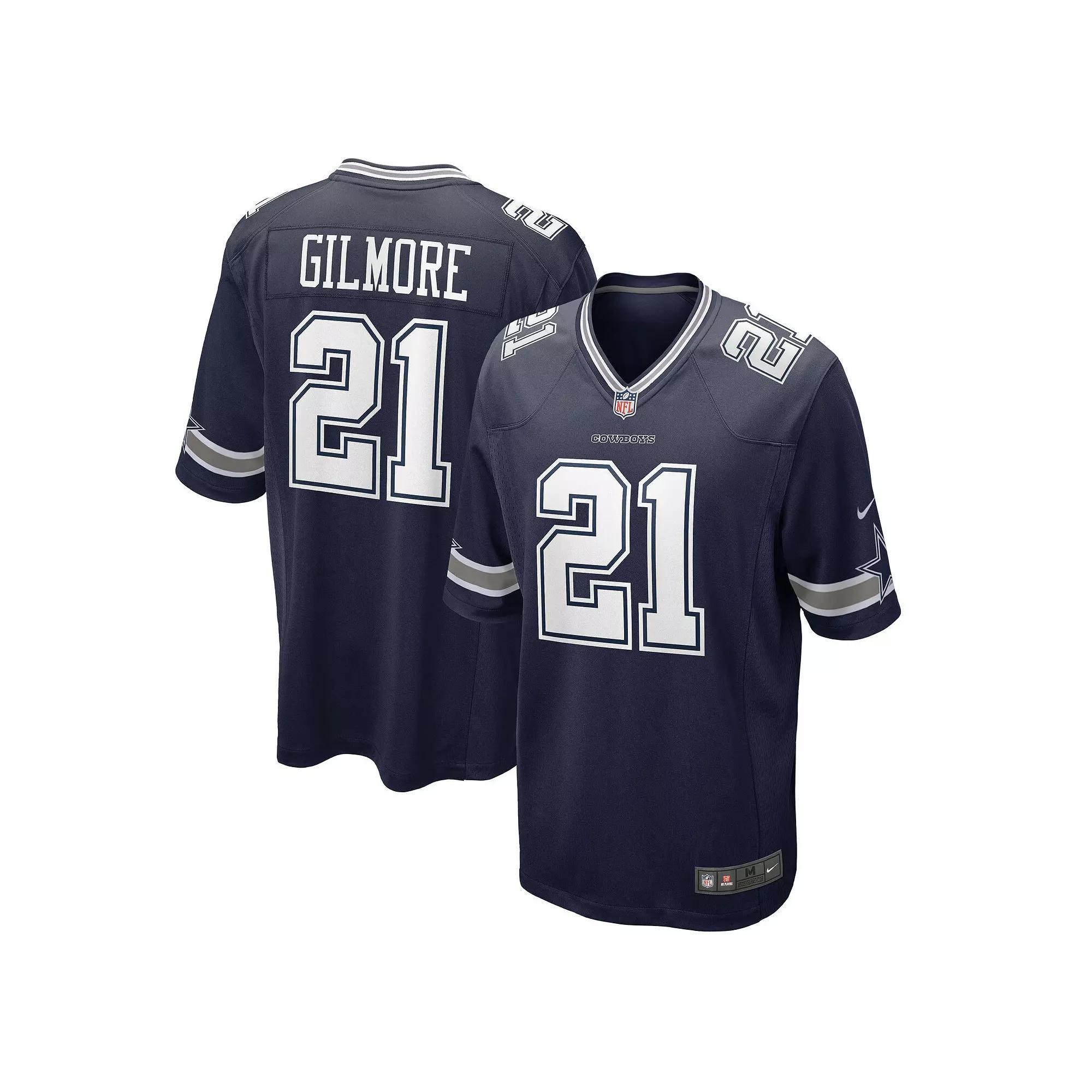 Men's Nike Stephon Gilmore Navy Dallas Cowboys Game Jersey, Size: XL, Blue Product Image