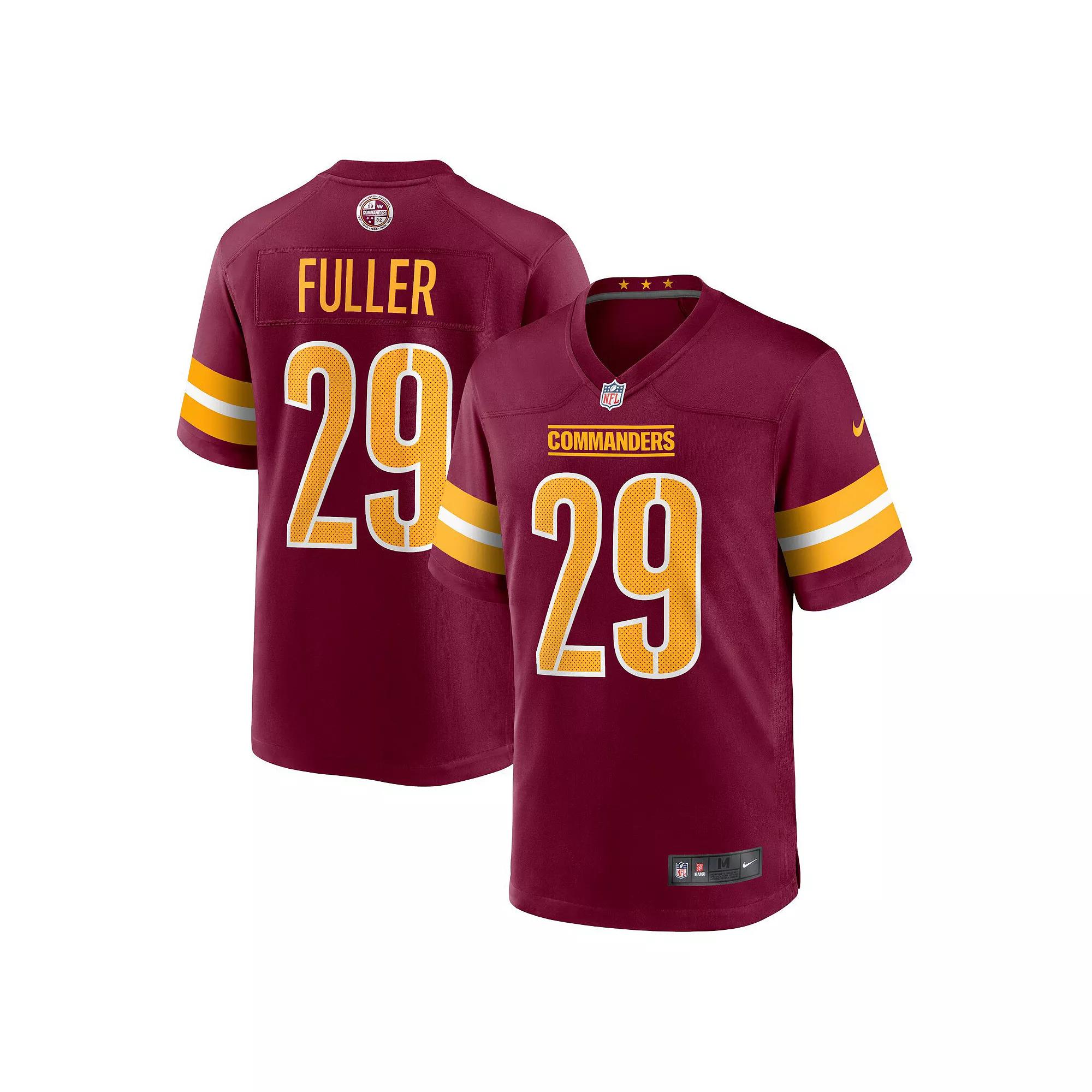 Men's Nike Kendall Fuller Burgundy Washington Commanders Game Jersey, Size: Small, Wft Med Re Product Image